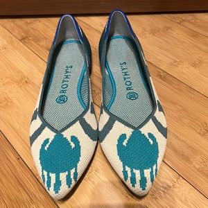 Rothy’s Moroccan Green Points - Size 9 EUC